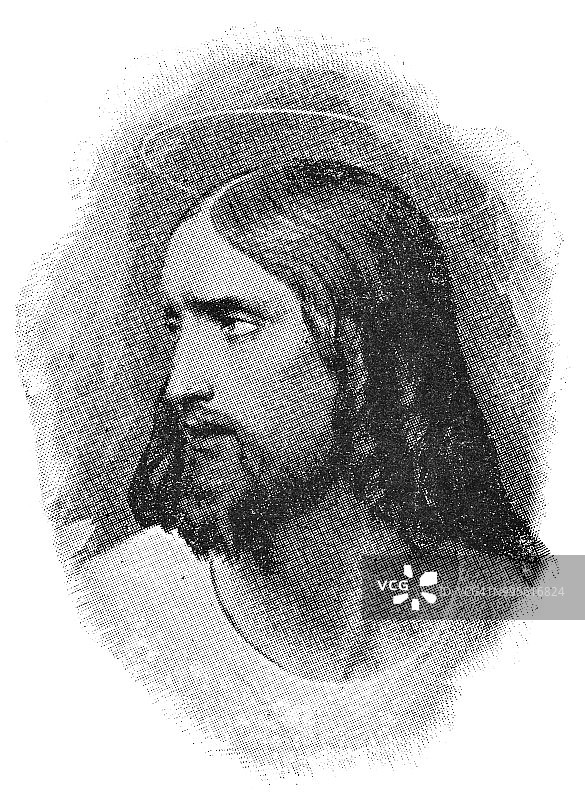 耶稣基督肖像图片素材