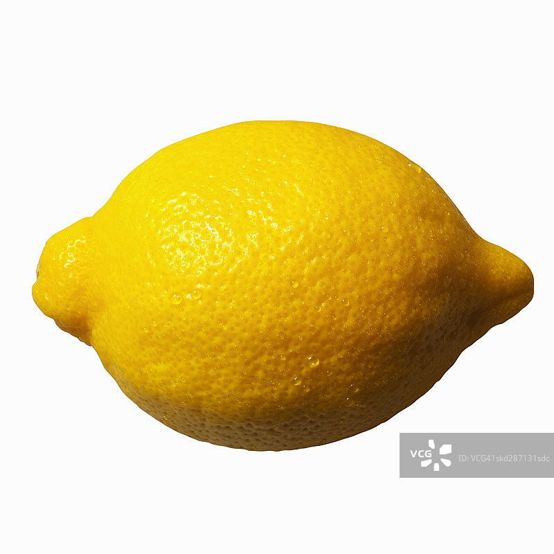 一个柠檬的特写图片素材