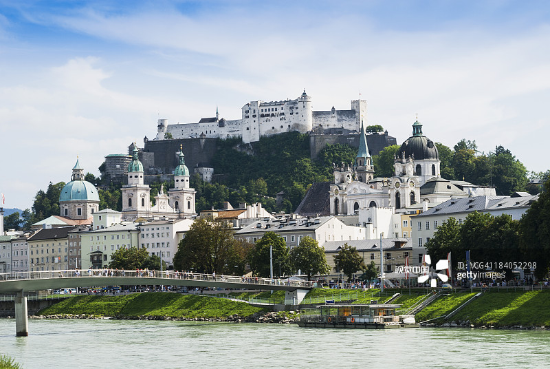 奥地利萨尔斯堡城堡图片素材