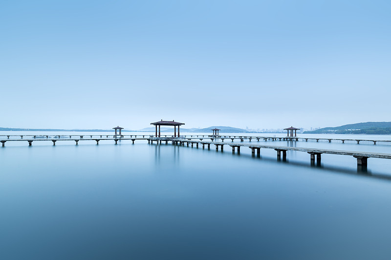 武汉东湖风光图片素材