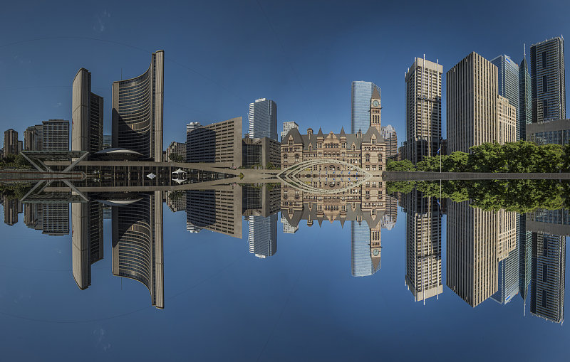 市政厅,多伦多,加拿大安大略省图片素材