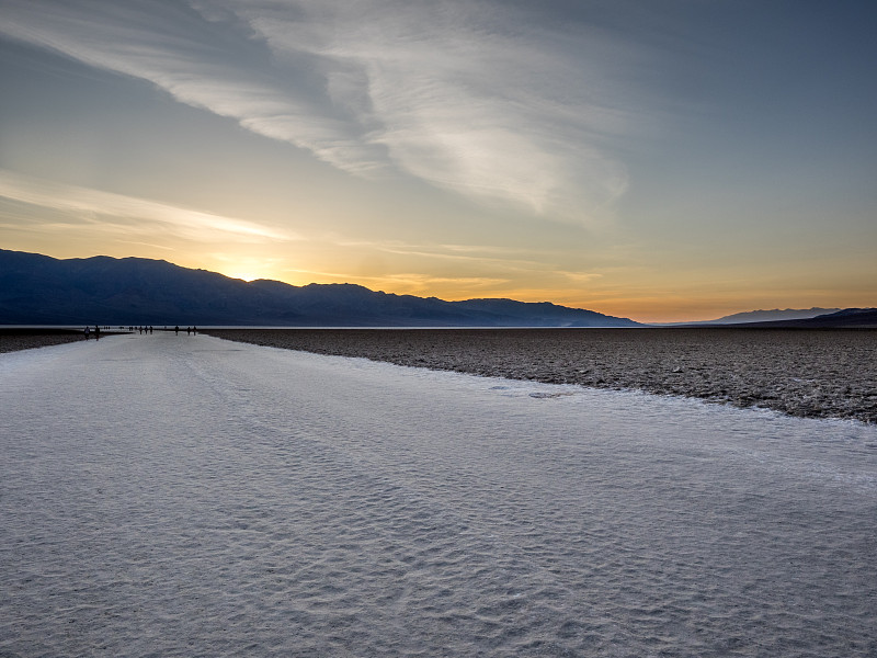 死亡谷的日落图片下载