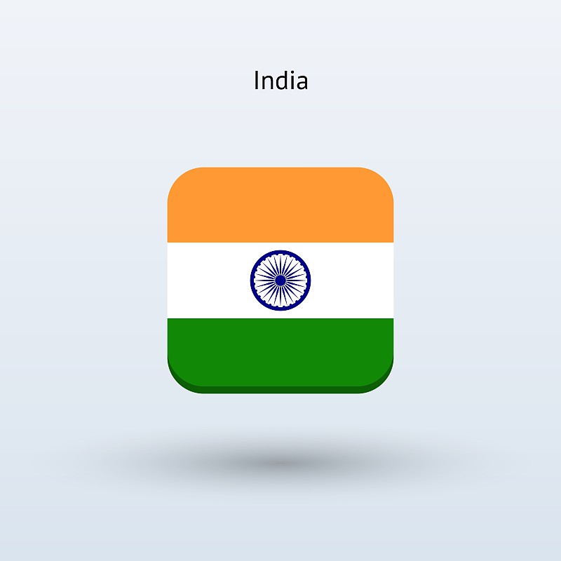 印度国旗简笔画图片
