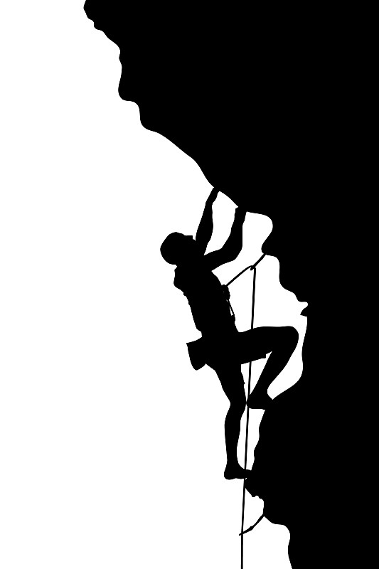 攀登者矢量图图片