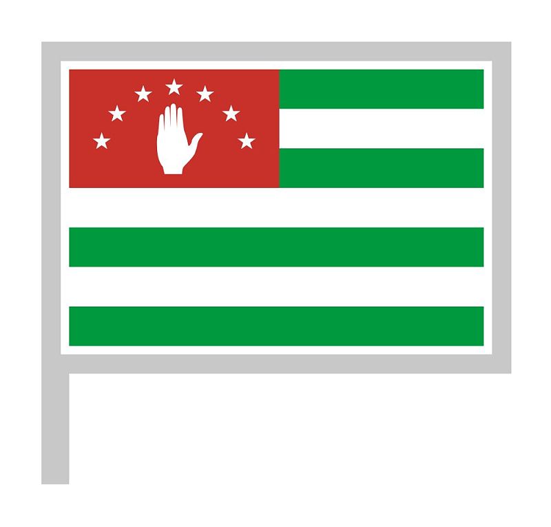 阿布哈兹共和国国旗图片