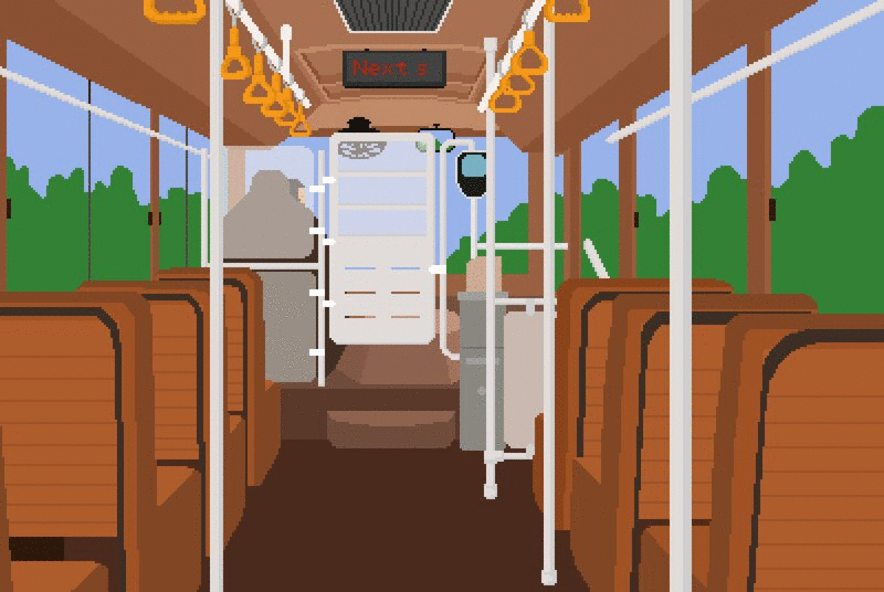 公交插画下载