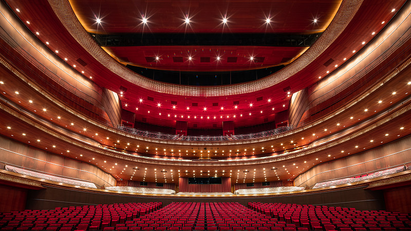 国家大剧院歌剧院室内空间建筑灯光座位图片下载