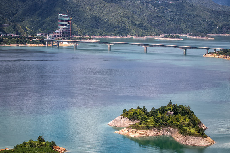 千峡湖水库图片