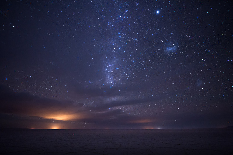 玻利维亚·盐湖·星空图片下载