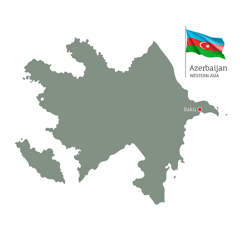 阿塞拜疆行政区划图片