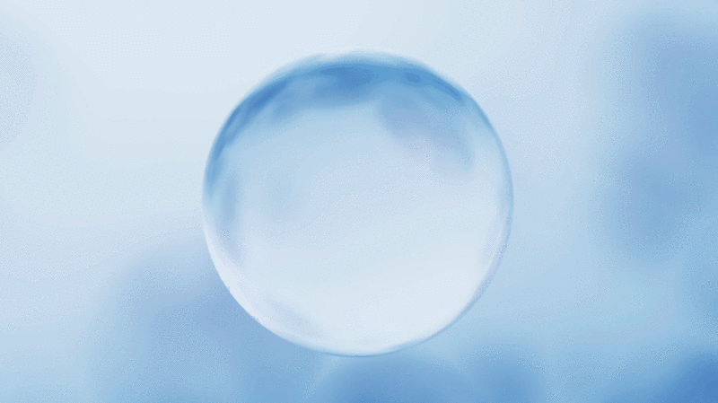 抽象透明玻璃球体3D渲染图片下载