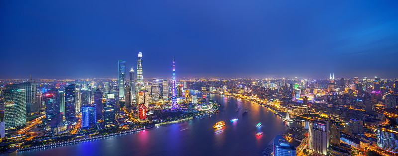上海城市风光夜景图片下载