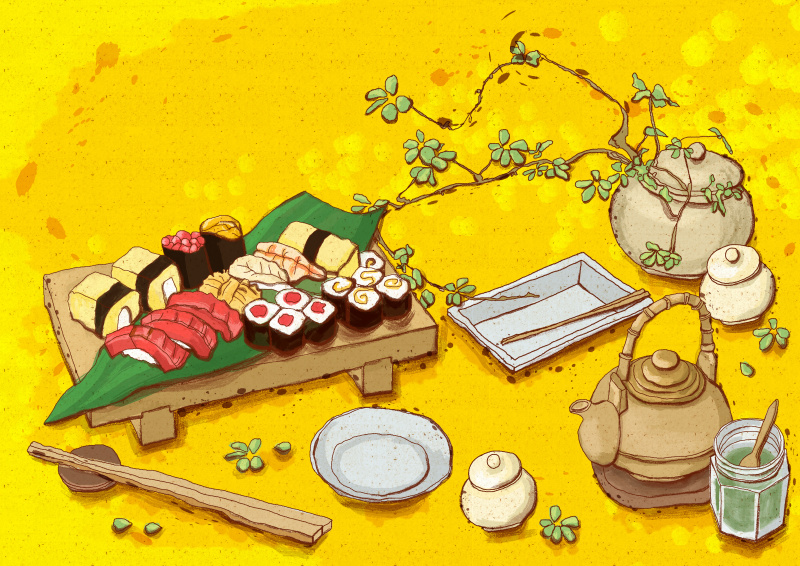 展示传统的日本食物图片下载