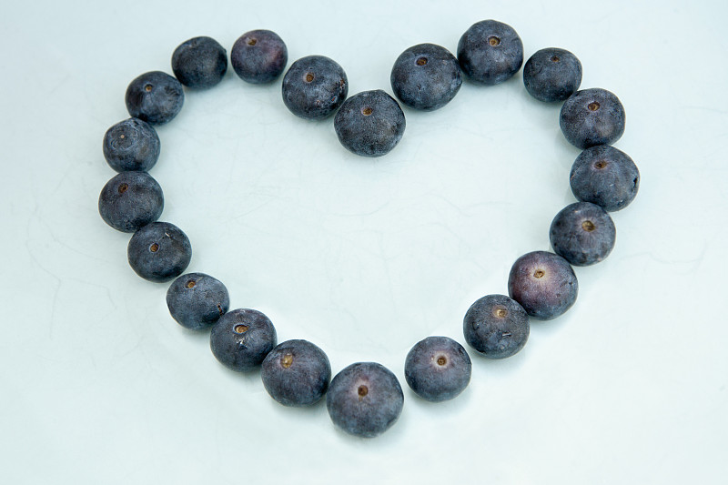 蓝莓心脏符号图片下载
