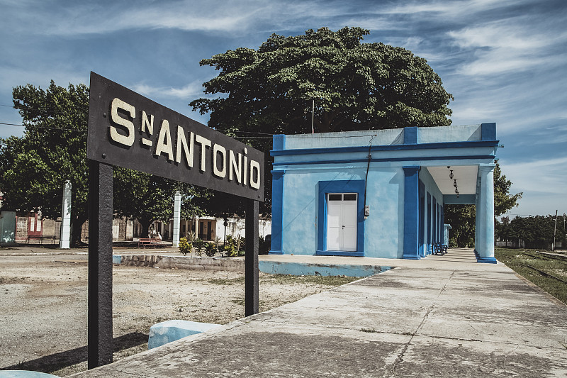 圣安东尼奥德洛斯巴诺斯火车站图片素材