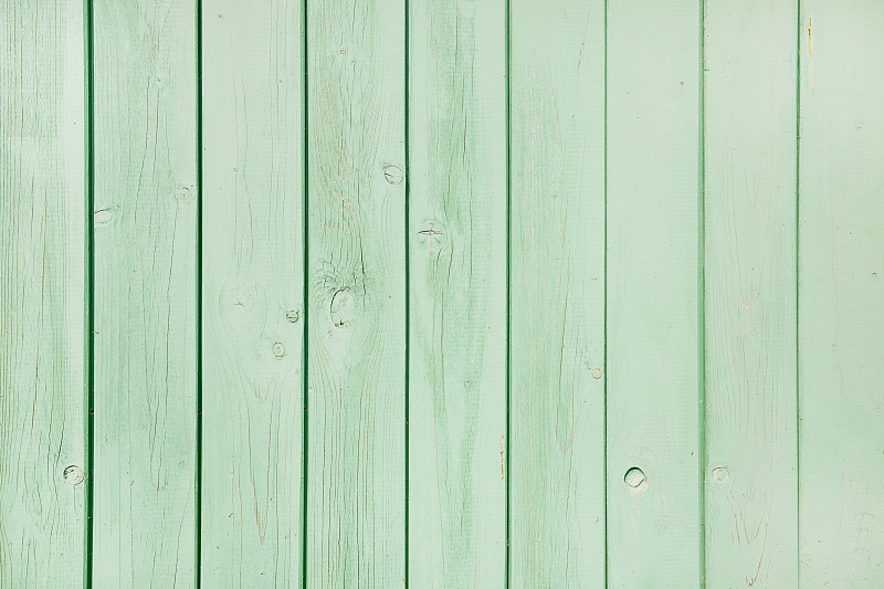 全框拍摄的绿松石漆木墙图片素材