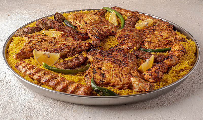 卡沙鸡——自制的阿拉伯印度香饭图片下载