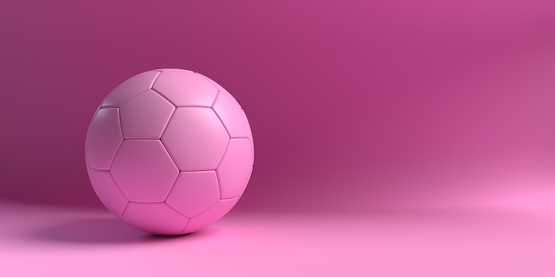 粉红色的足球背景图片下载