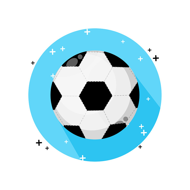 足球图标矢量设计图片下载