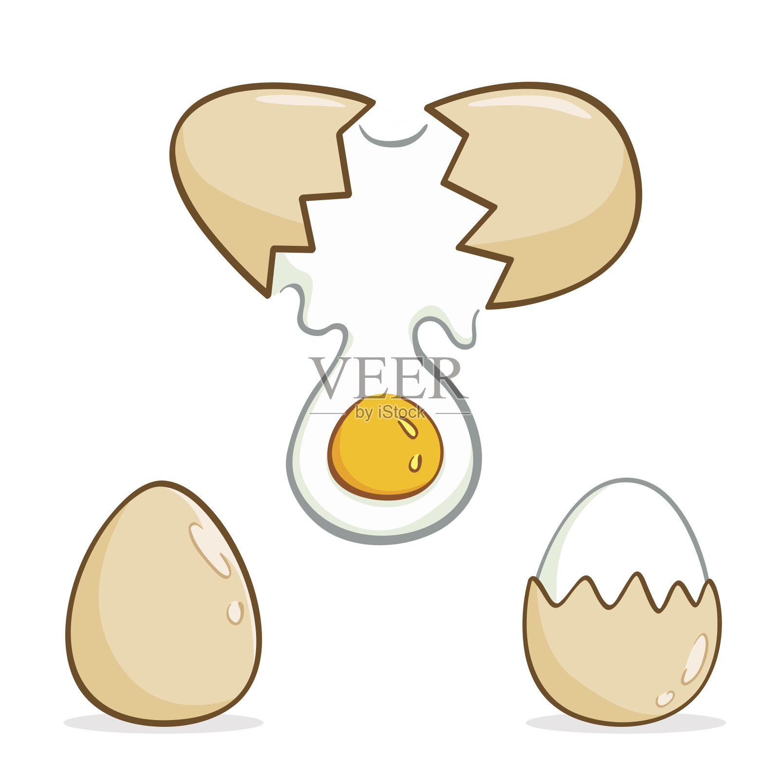各种蛋插图插画图片素材