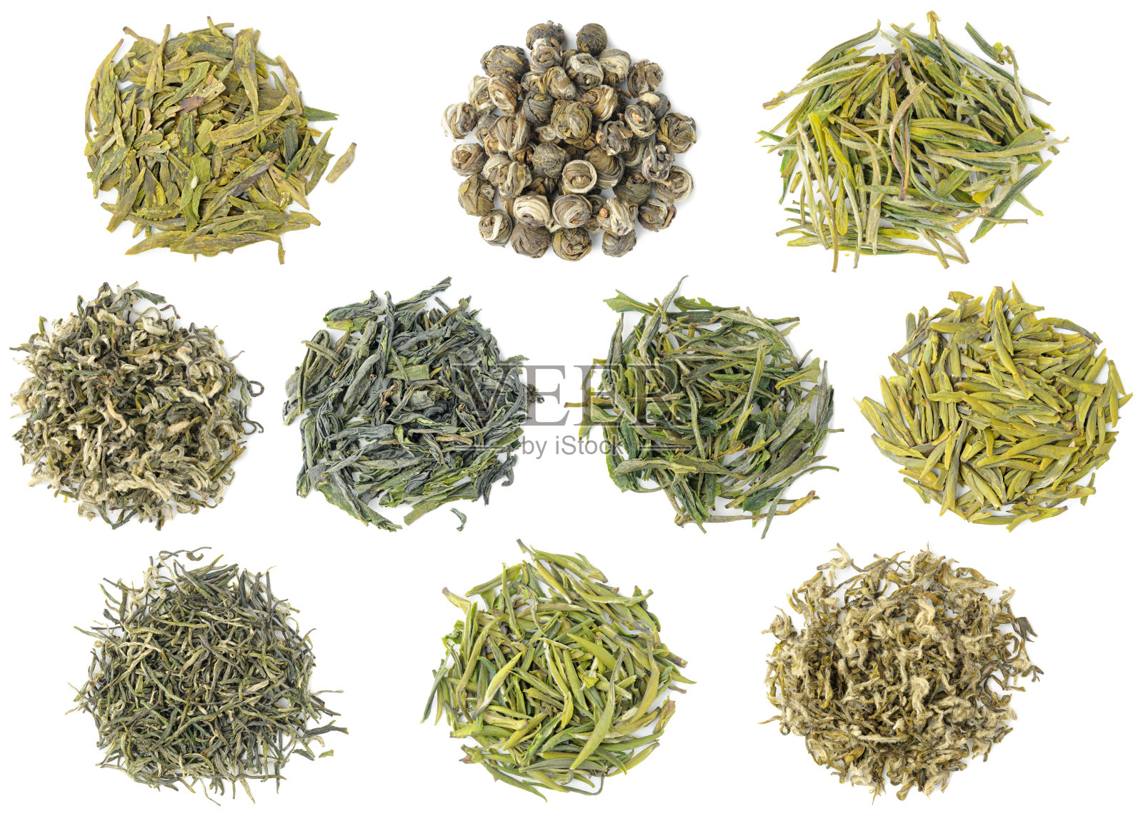 十种最著名的中国绿茶照片摄影图片