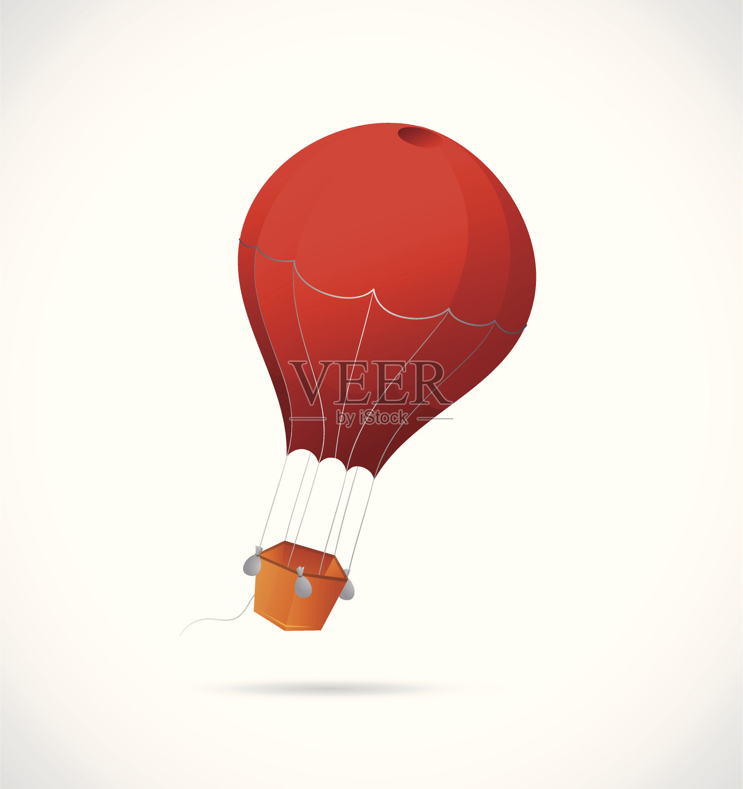 空气气球了插画图片素材