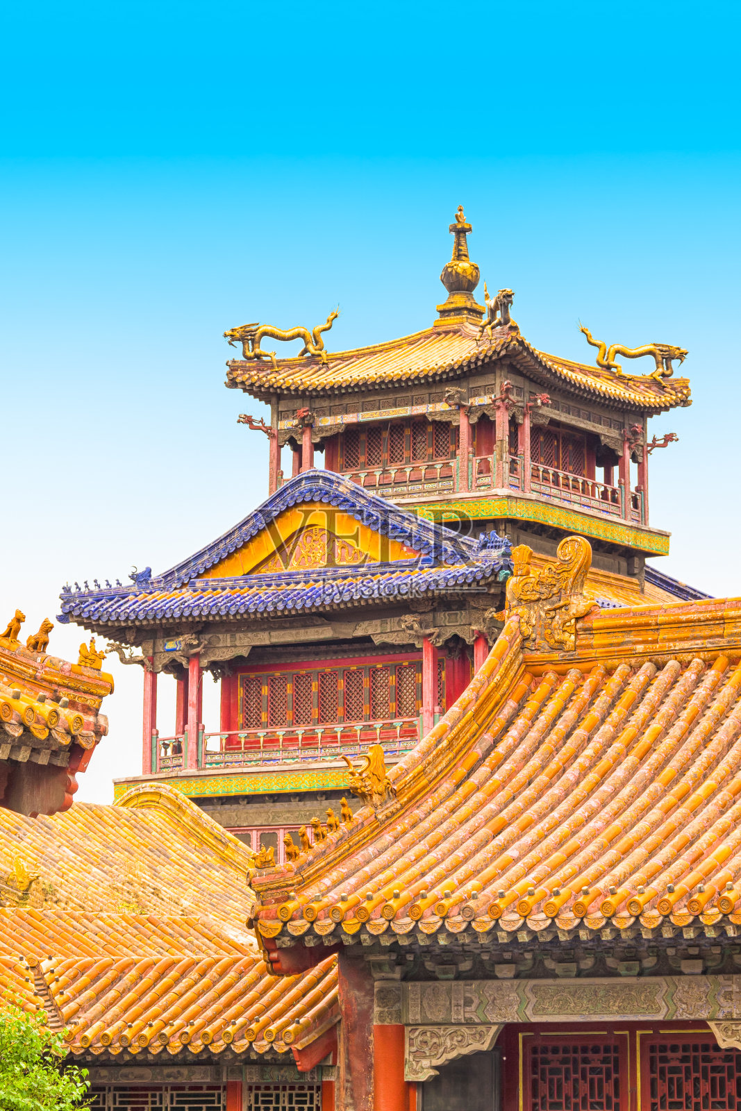 中国北京紫禁城的建筑照片摄影图片