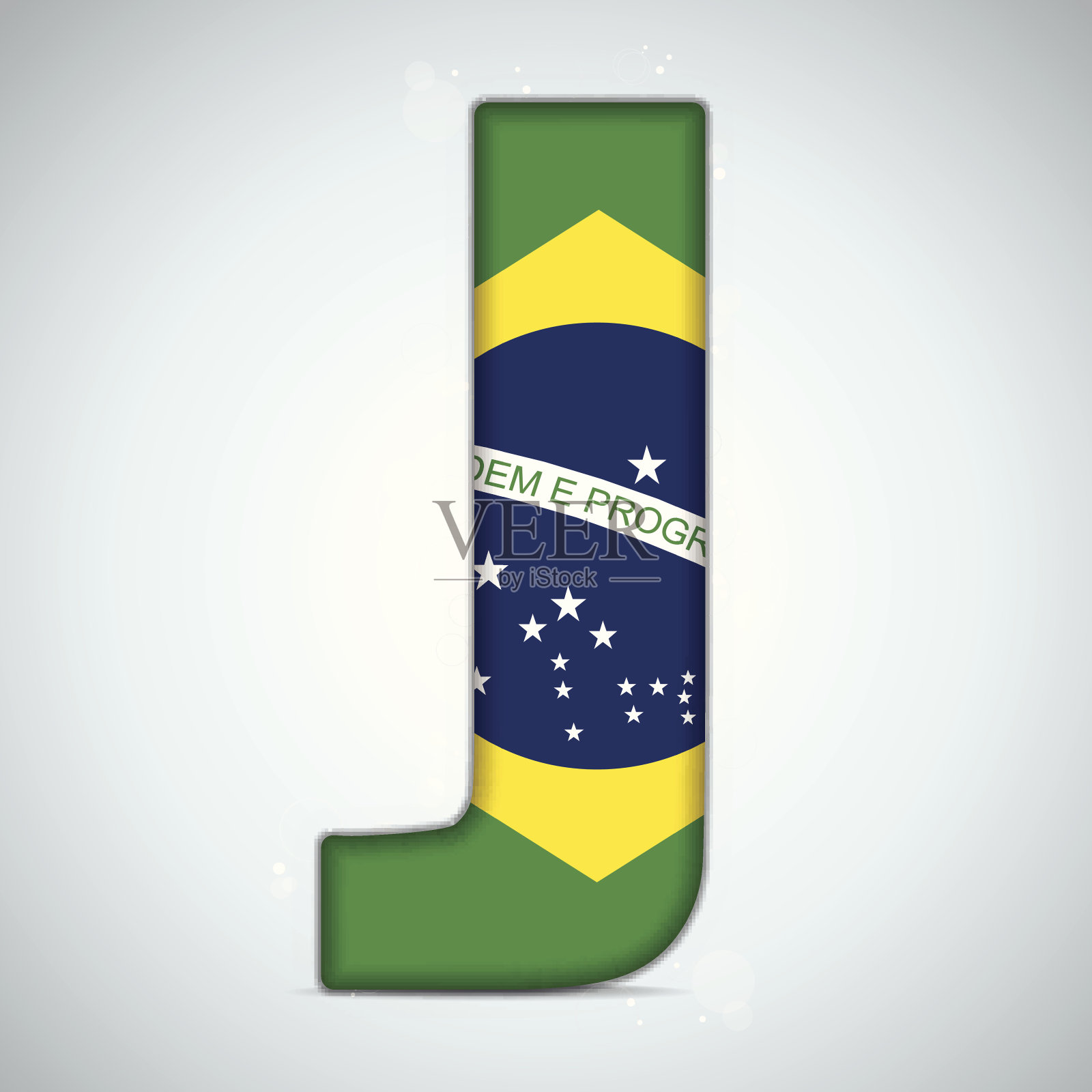 巴西字母字母设计元素图片