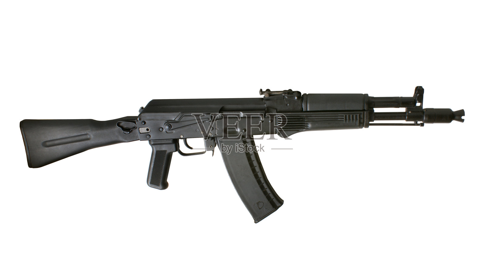 卡拉什尼科夫AK-105机关枪照片摄影图片