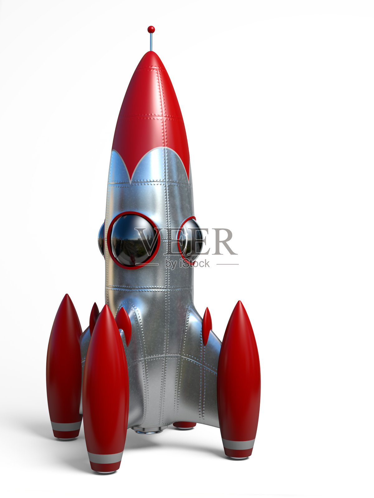太空火箭插画图片素材