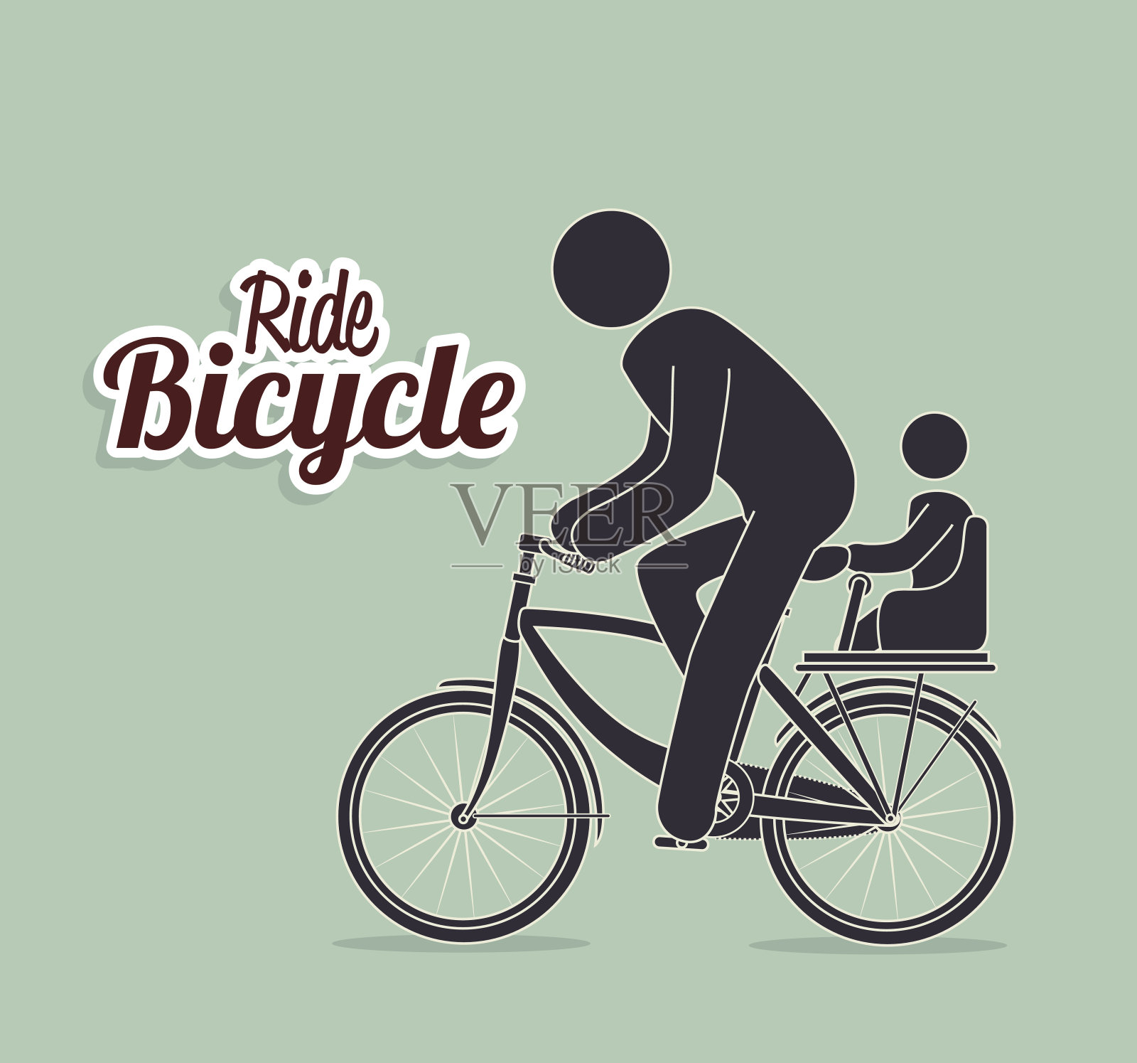 自行车设计插画图片素材