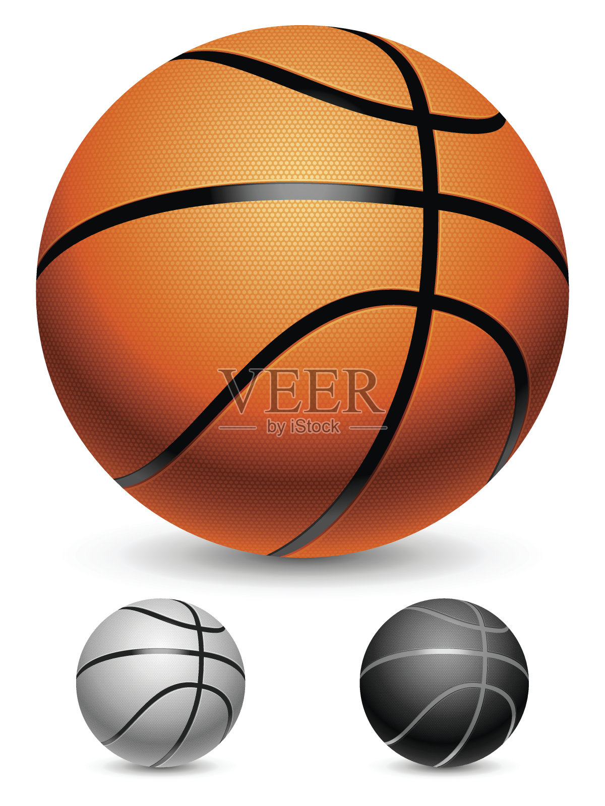 篮球球。插画图片素材