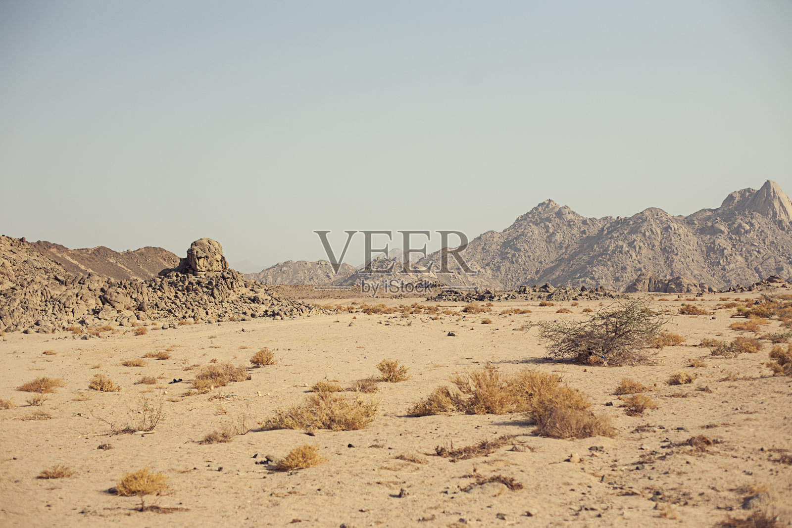 山在沙漠照片摄影图片