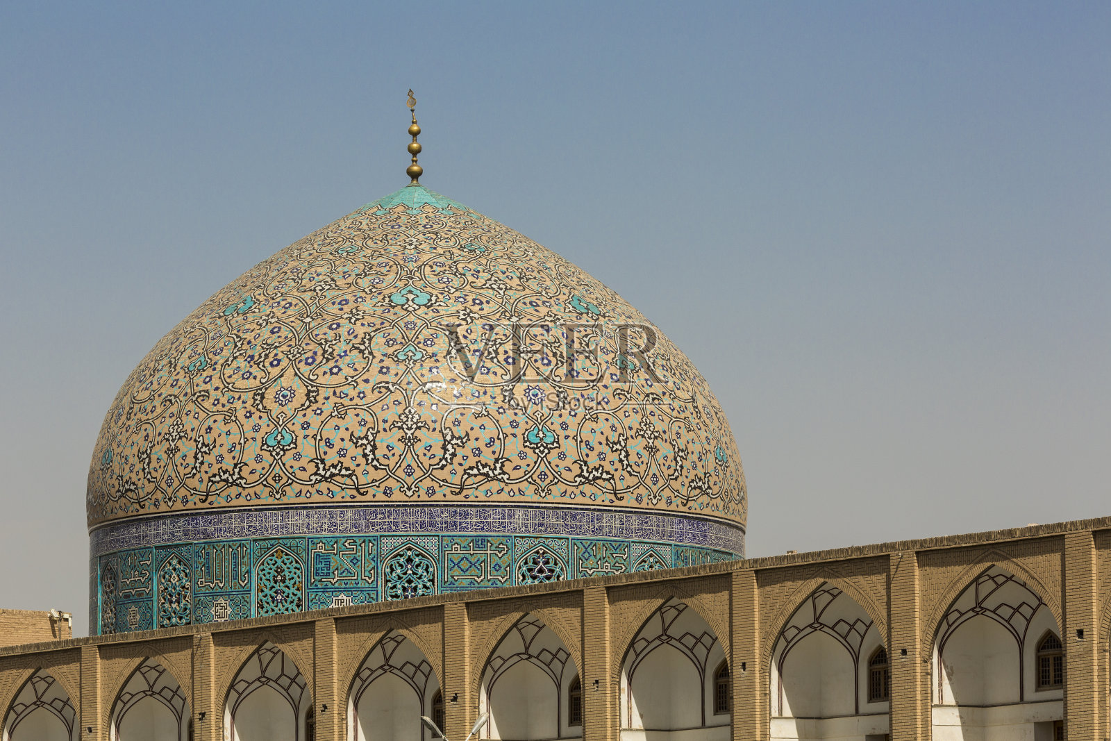 伊朗伊斯法罕的Sheikh Lotfollah清真寺照片摄影图片