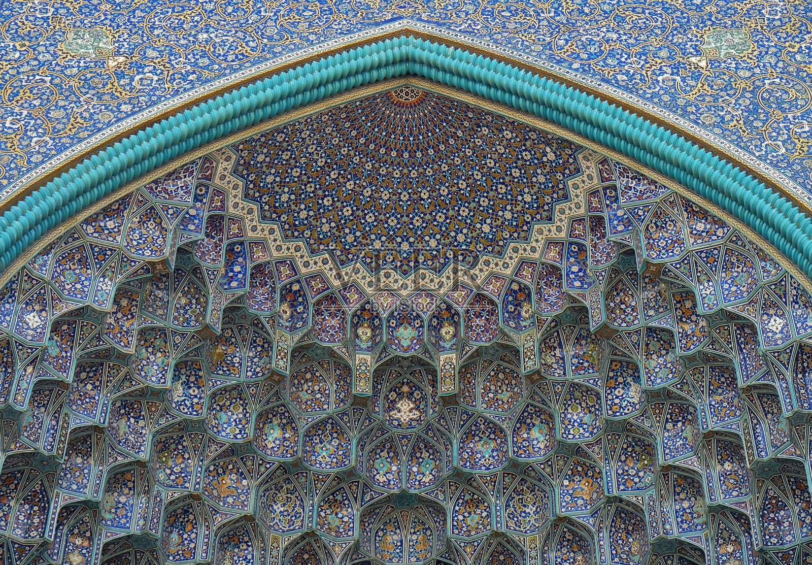 伊朗伊斯法罕的Sheikh Lotfollah清真寺照片摄影图片
