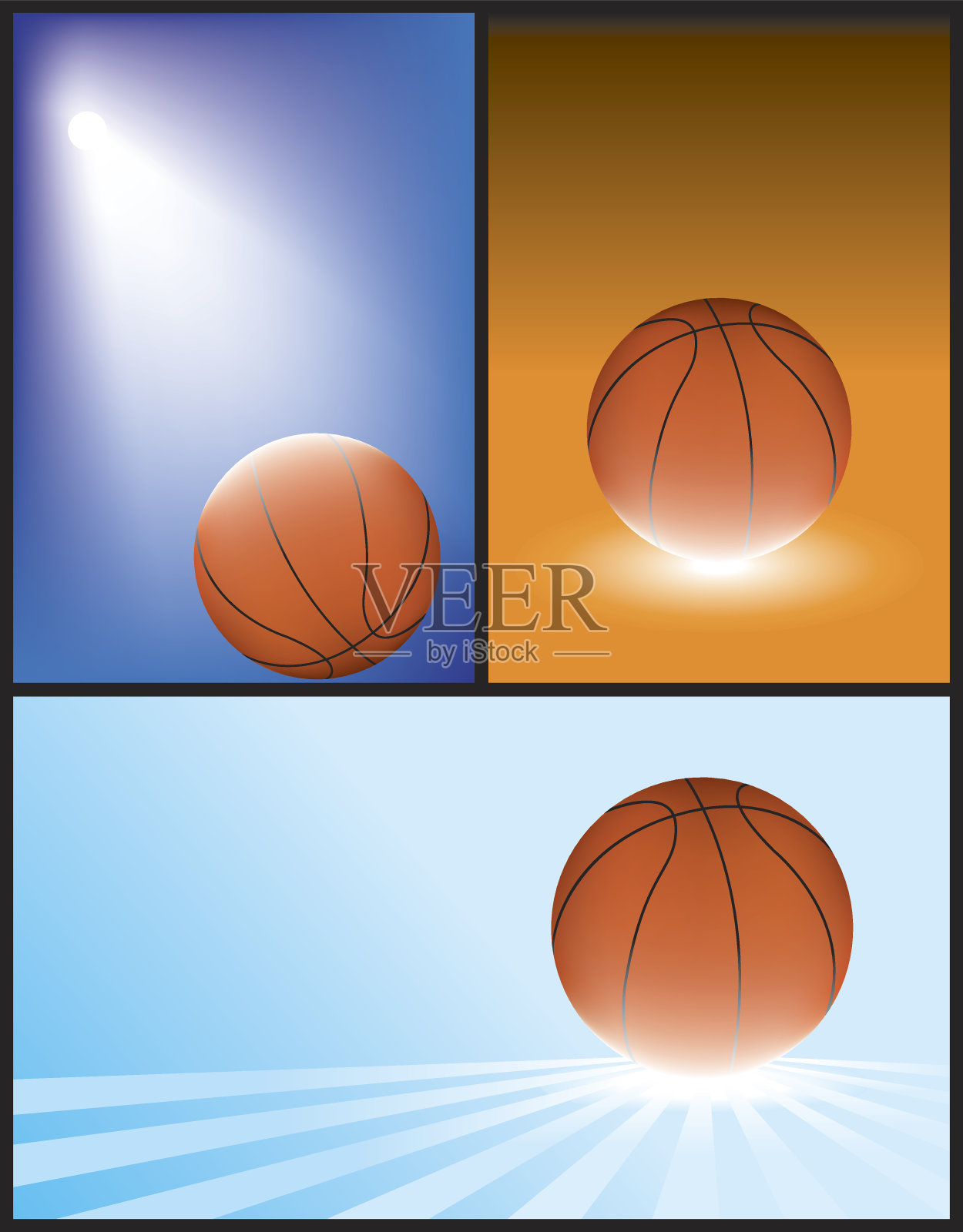 的篮球插画图片素材
