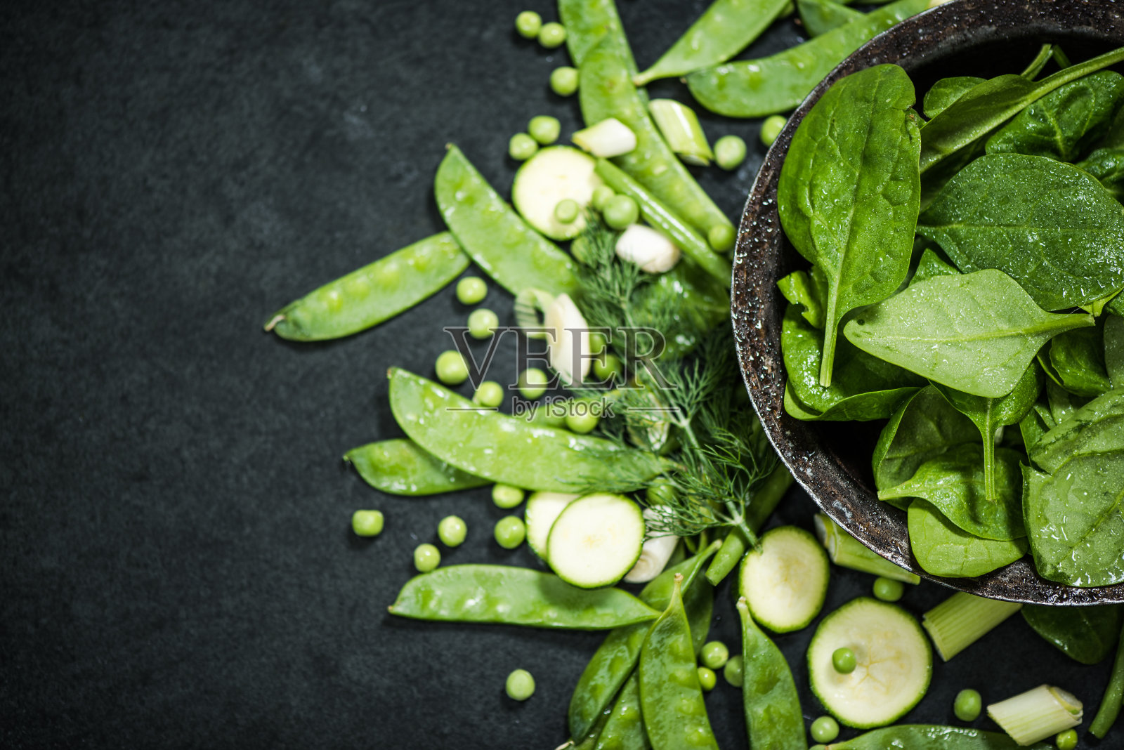 清洁饮食和健康饮食绿色蔬菜照片摄影图片
