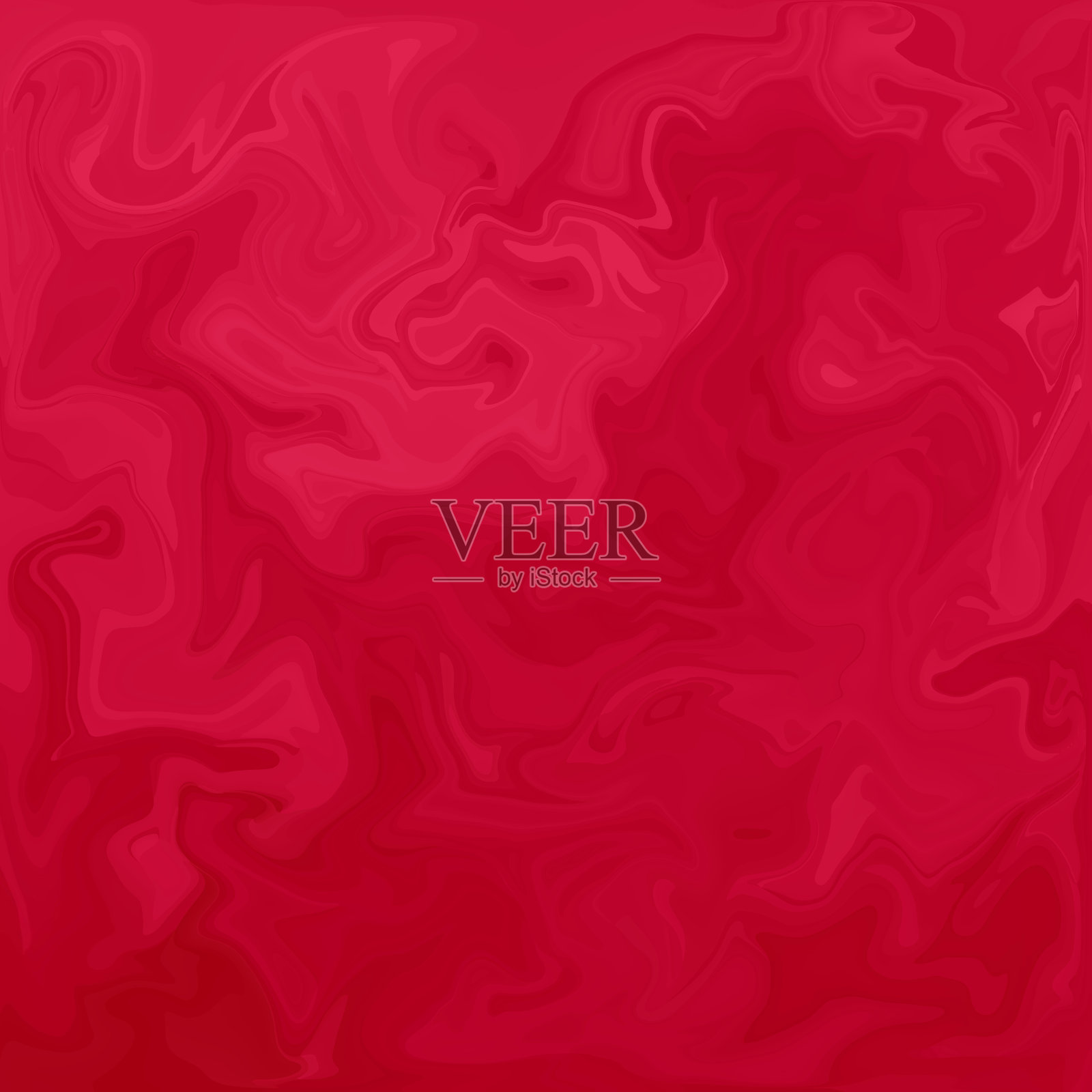 红色数字丙烯酸颜色漩涡或类似的大理石扭曲插画图片素材