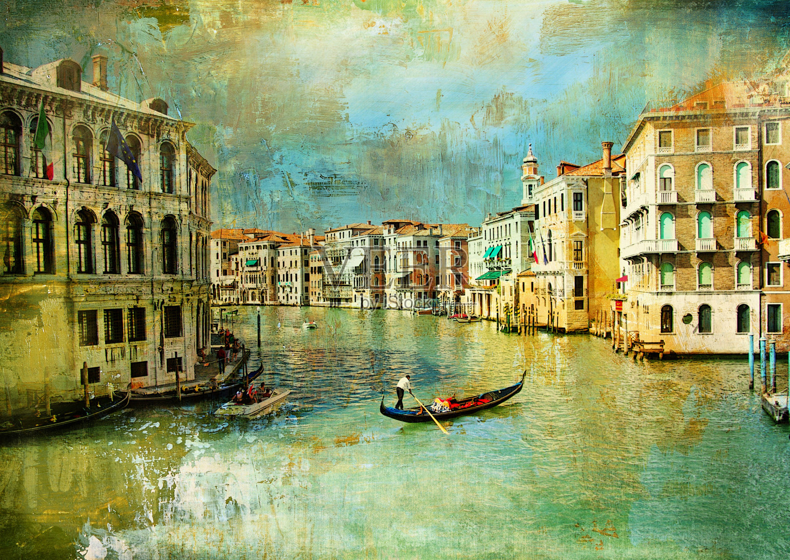浪漫的威尼斯照片摄影图片