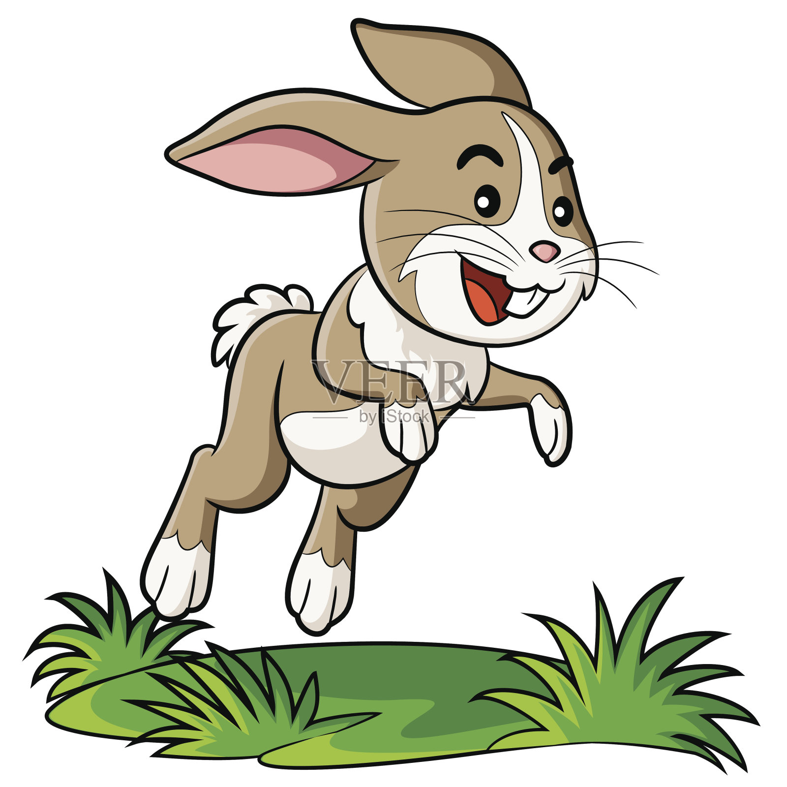 兔子卡通设计元素图片