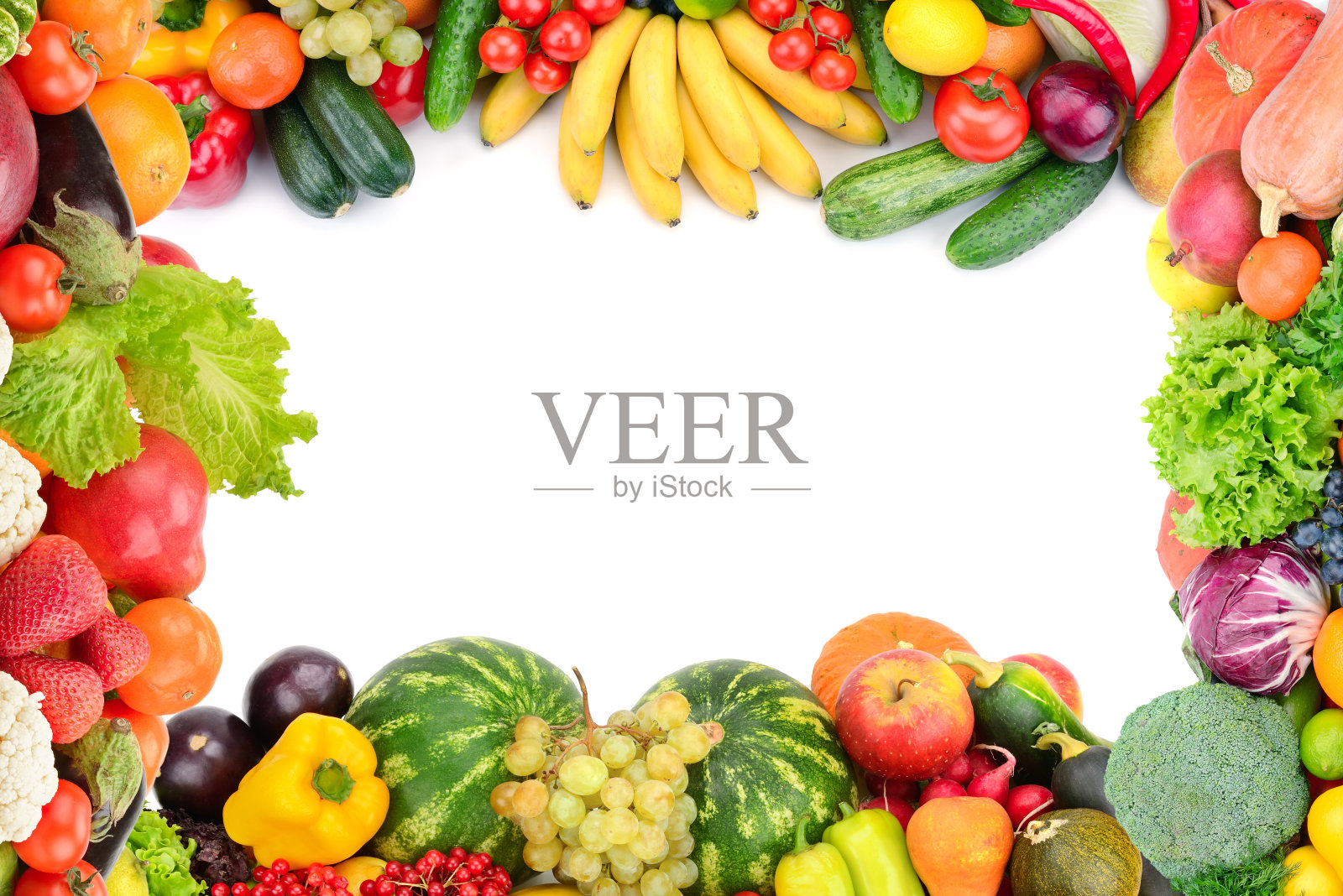 蔬菜和水果的框架照片摄影图片