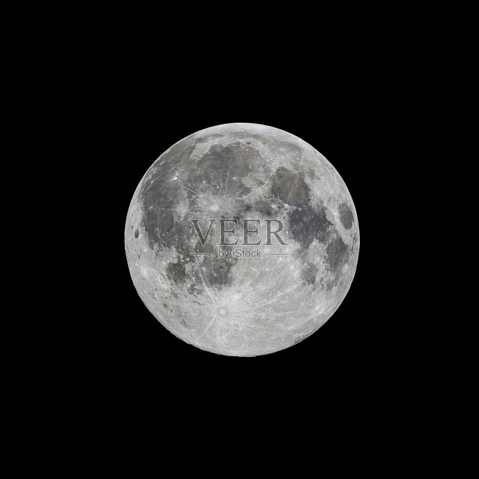 满月，对比度高照片摄影图片