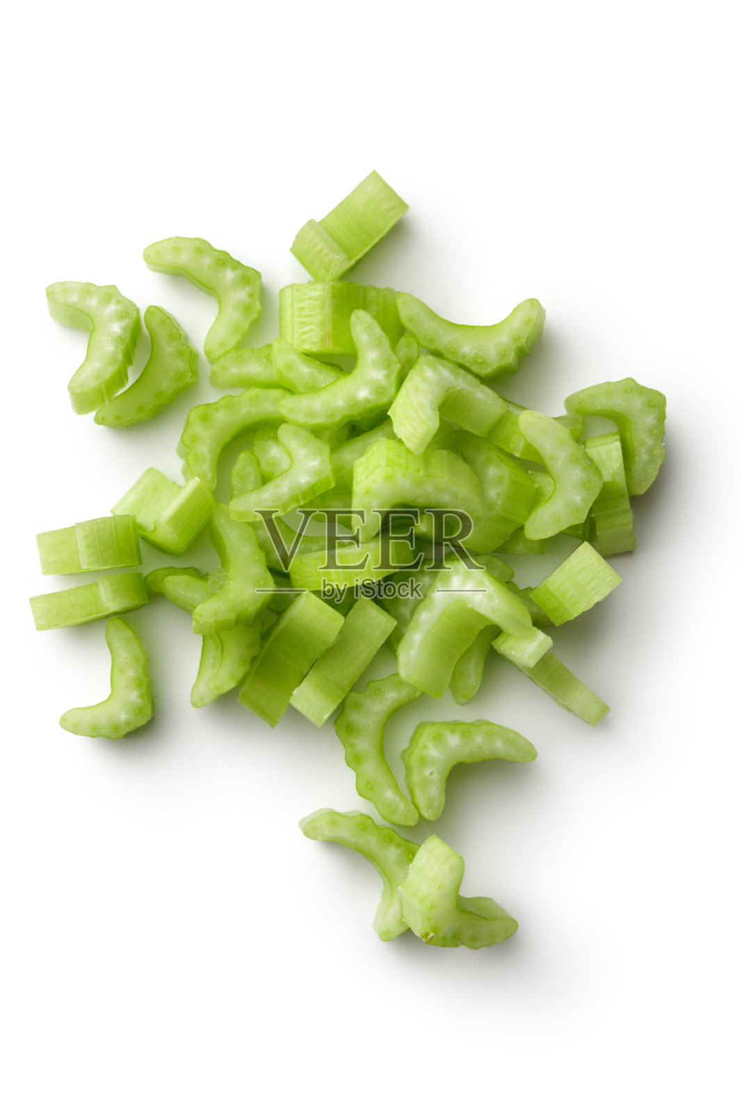 蔬菜:白色背景上孤立的芹菜照片摄影图片