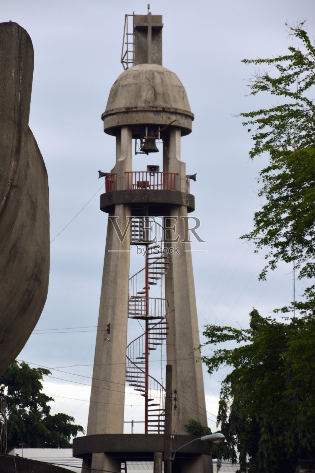 菲律宾达沃市钟楼照片摄影图片