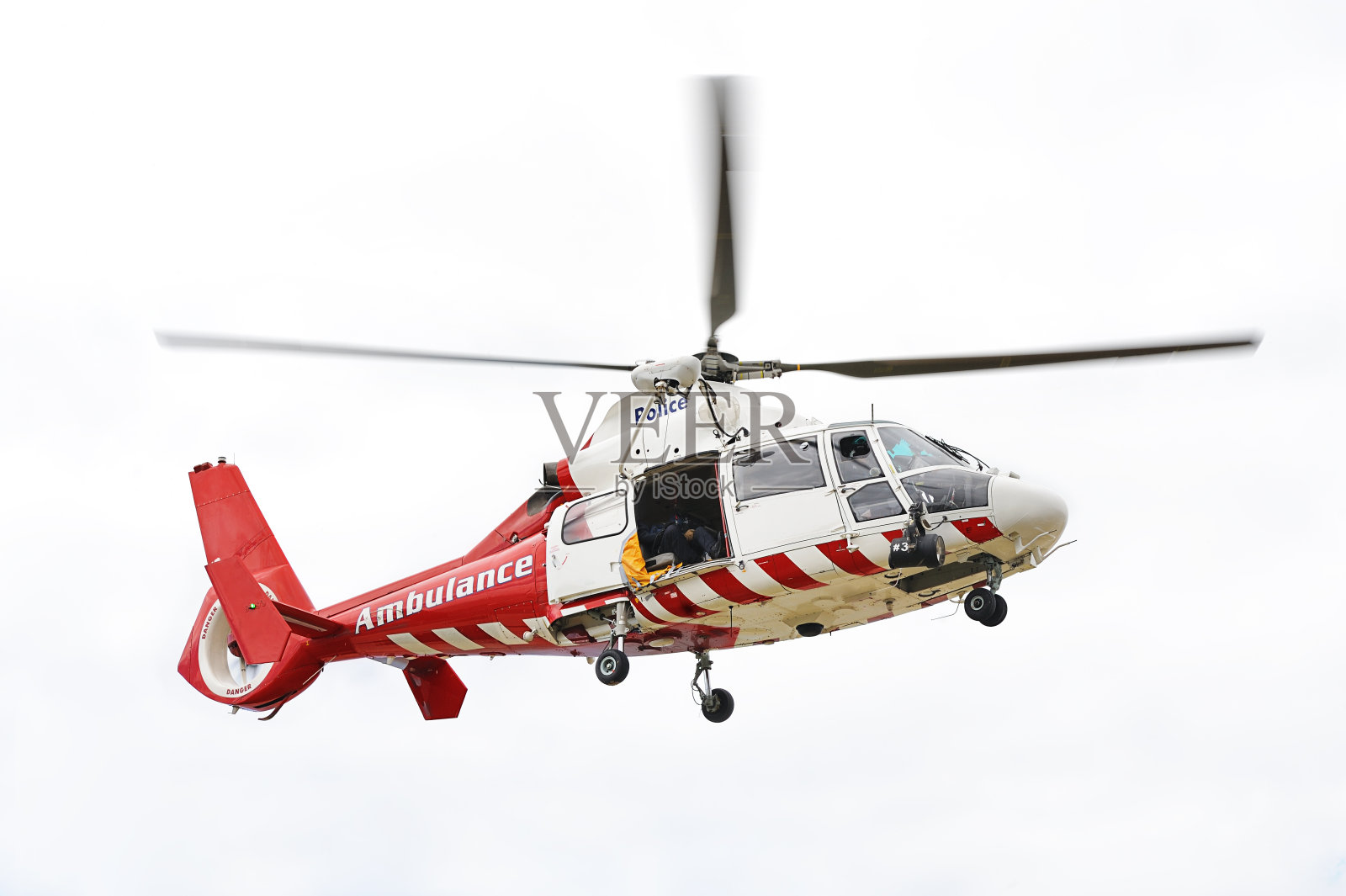空中救护直升机照片摄影图片
