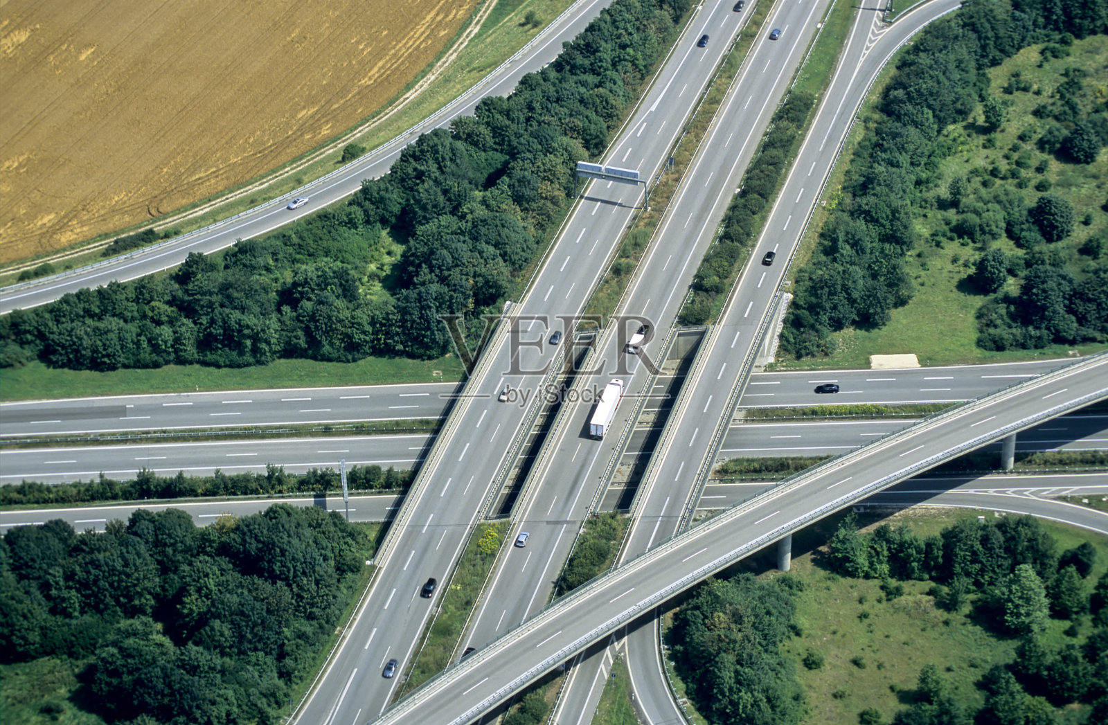 高速公路路口照片摄影图片