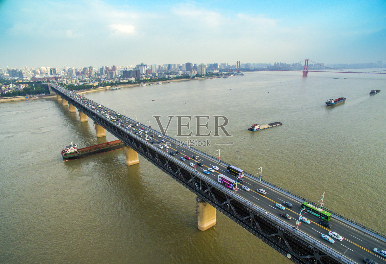 WuHanYangtze河大桥照片摄影图片