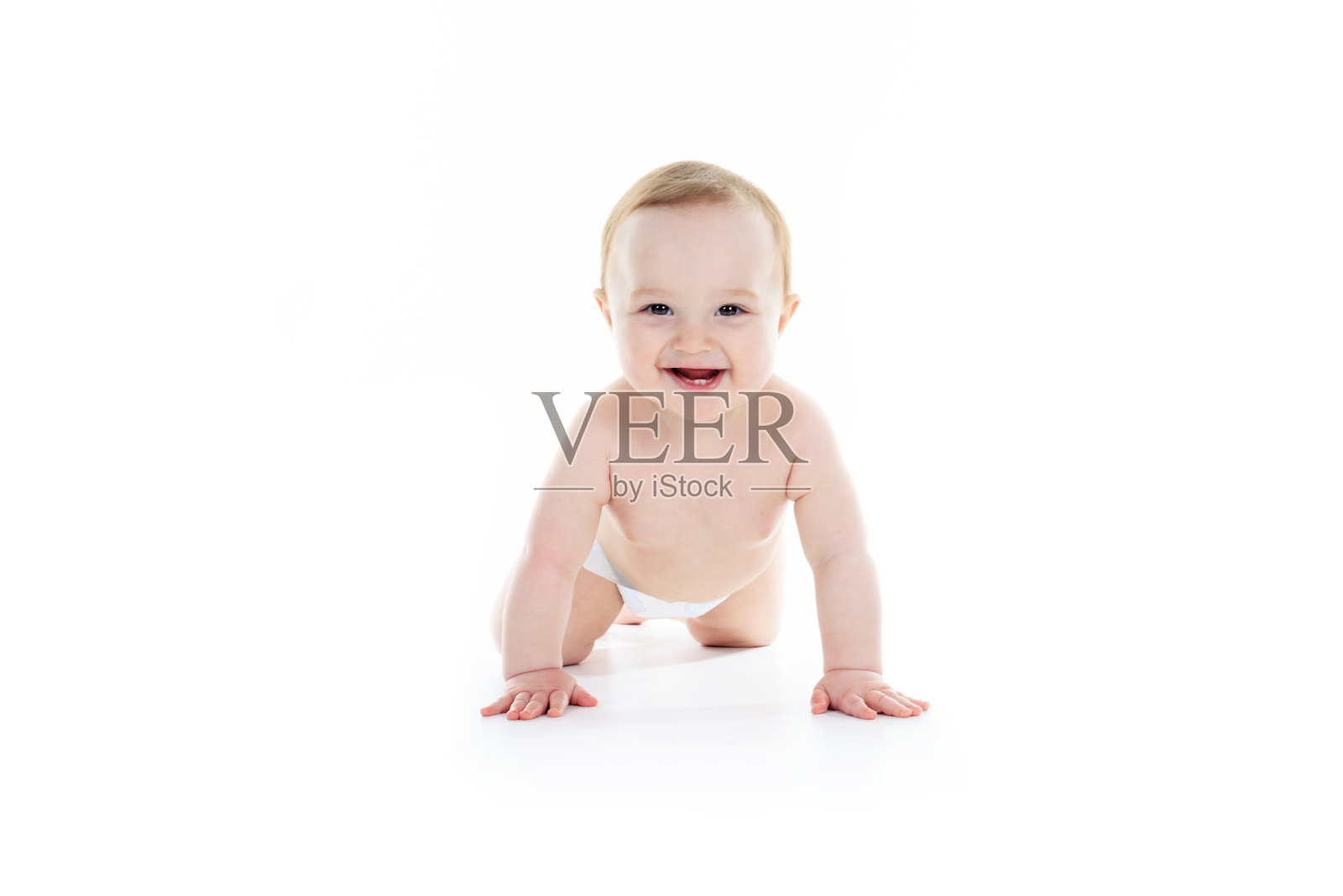 婴儿尿布-大大的微笑照片摄影图片