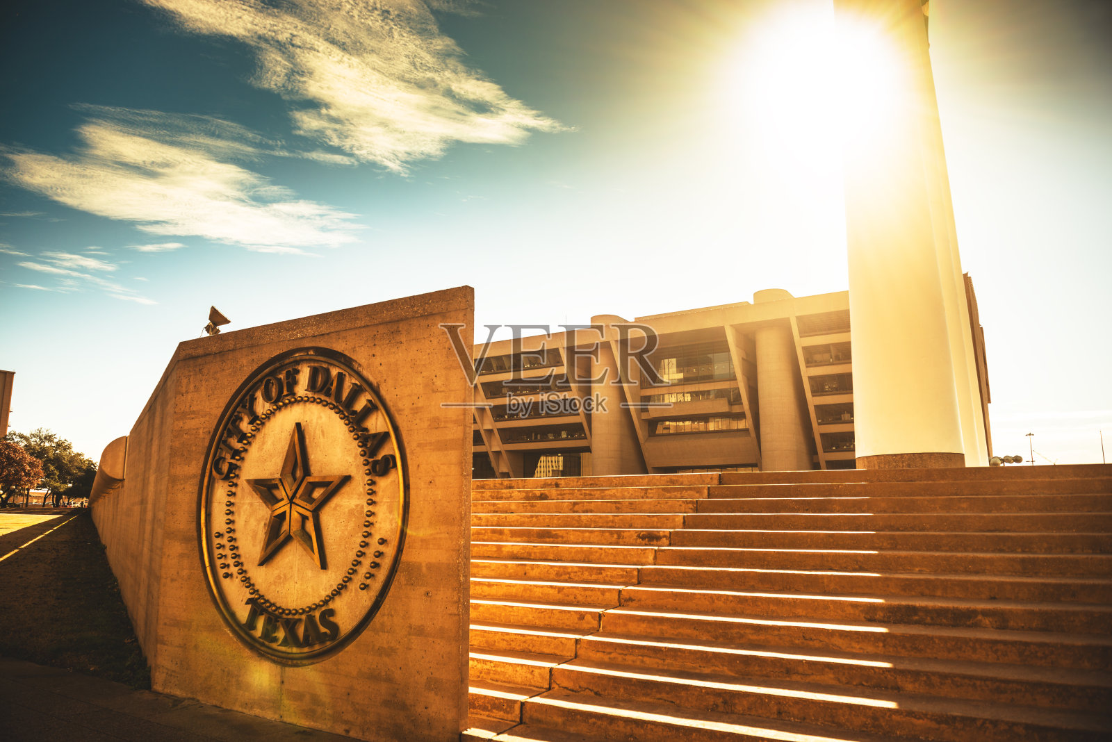 达拉斯市政厅-德克萨斯州照片摄影图片