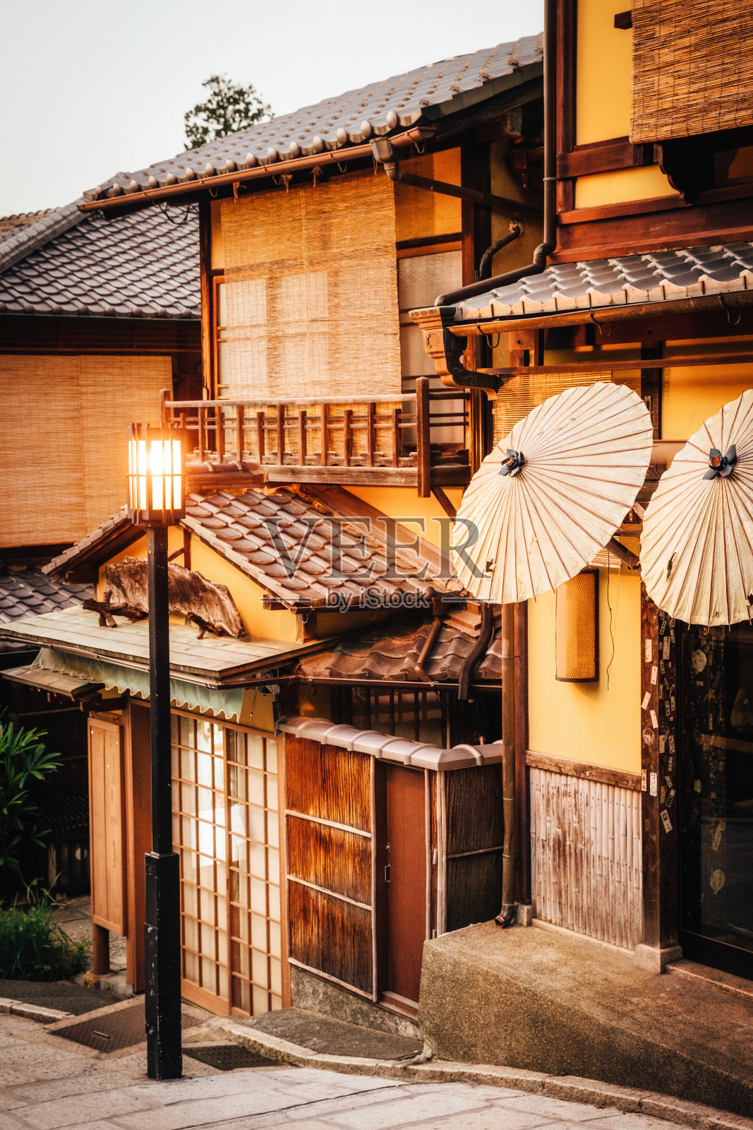 日本京都祗园区历史街照片摄影图片
